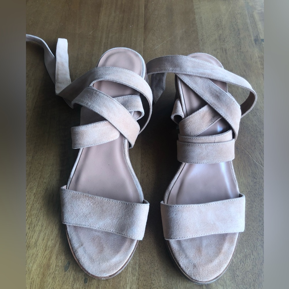 Josie block heel wrap sandal